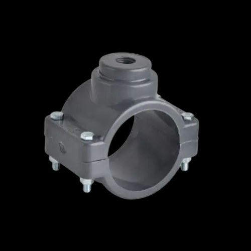 زین سه‌راه (Saddle Clamp) پلاستیکی برای انشعاب از لوله اصلی